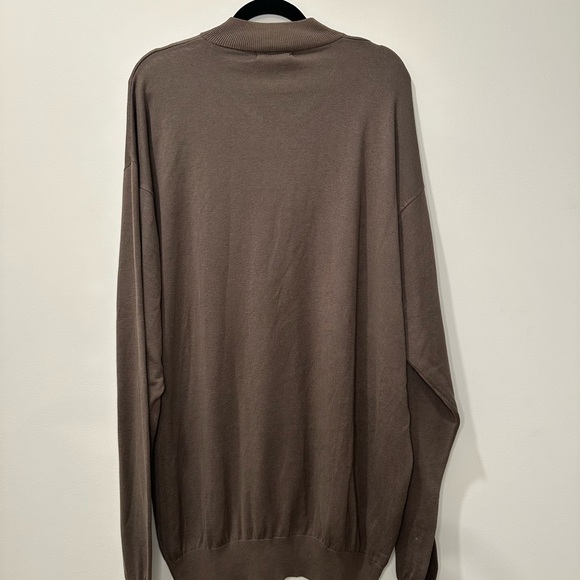 BARACUTA Silk Blend Mockneck Sweater XXLT - Picture 2 of 4